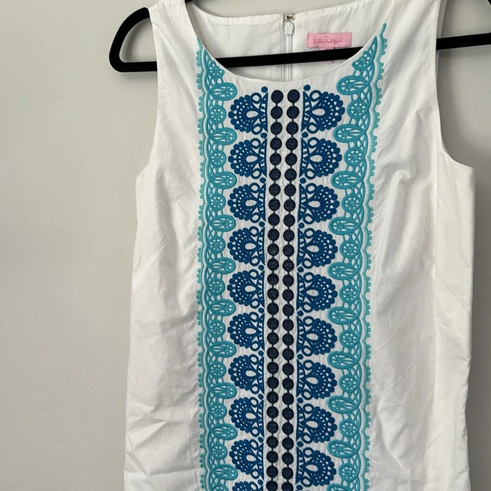 Lily Pulitzer Embroidered Shift Dress - Picture 2 of 6
